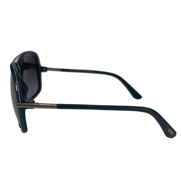 Tom Ford Women’s Sunglasses Green TF455 Oversize Lens Brown Gradient Acetate - Picture 5 of 12